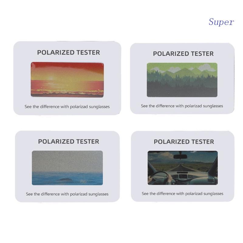 Super Polarization Sunglasses Tester, Polarized Glasses Check Paper Accessories