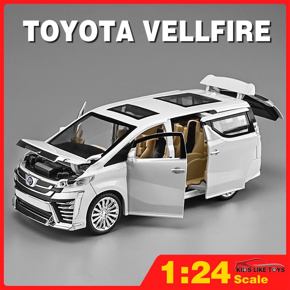 KLT 1/24 Diecast Car Model Modellista Toyota Alphard Vellfire Pull Back ...