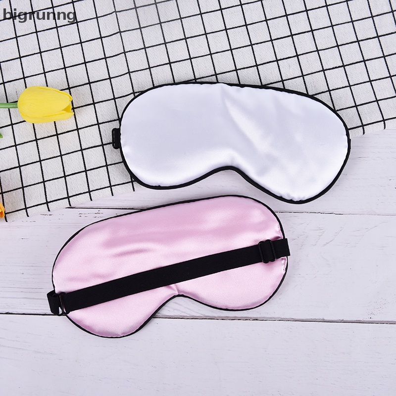 Bigrunng Imitated Pure Silk Sleep Eye Mask Padded Shade Cover Travel Relax Aid Blindfold Sg 2997