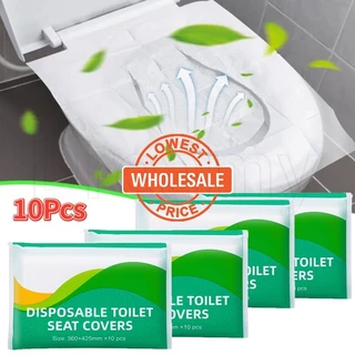 Pack Of 3 Disposable Toilet Seat Paper Cover Travel Pack - 30 Sheets, Water-Soluble, Anti - View #2