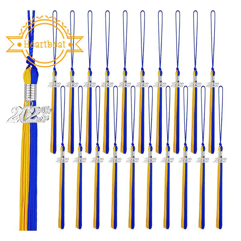 36 Pieces 2023 Graduation Tassels Graduation Cords Tassel Charms for