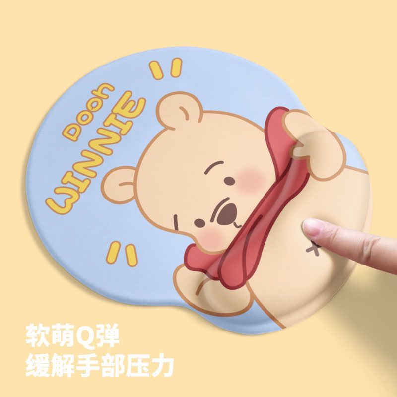 Cute Belly Winnie the Pooh Mouse Pad Anime Cartoon Wrist Protection Winnie the Pooh Mouse Pad