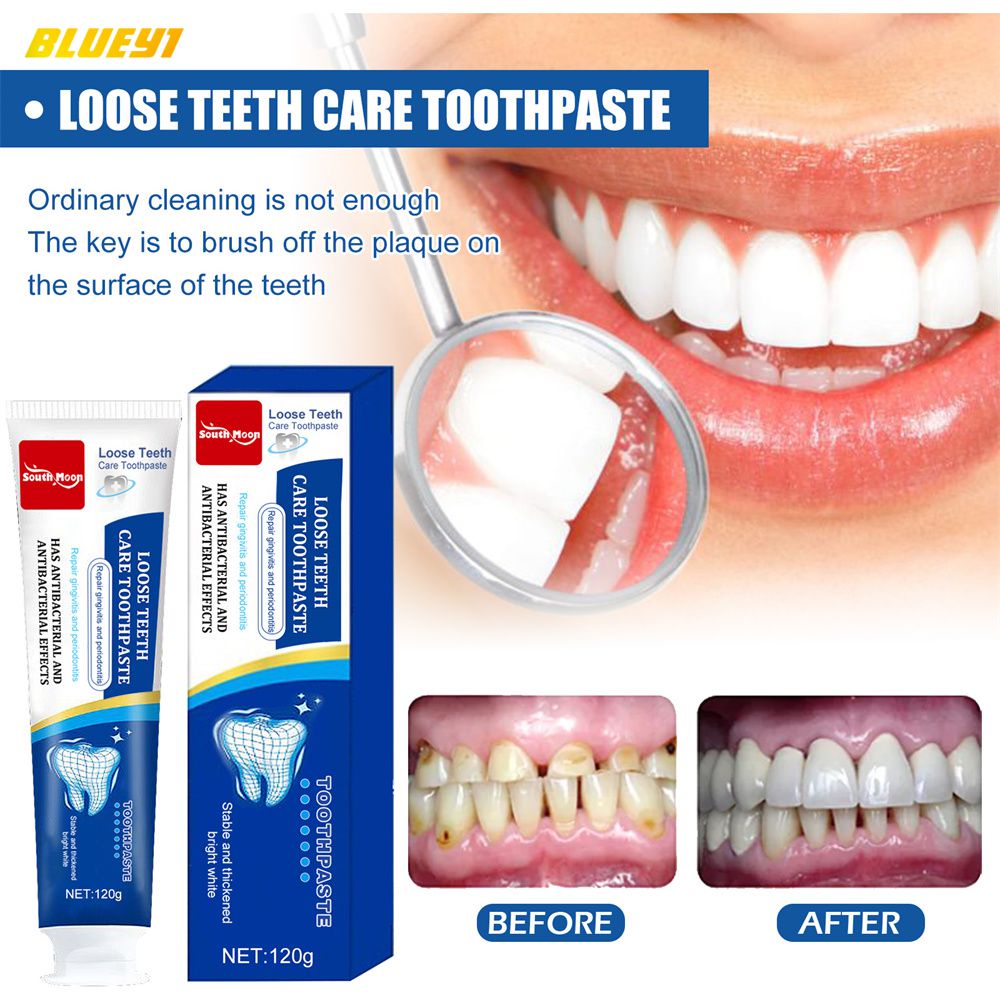 ready Stcok South Moon Loose Teeth Care Toothpaste Relieve Dental ...