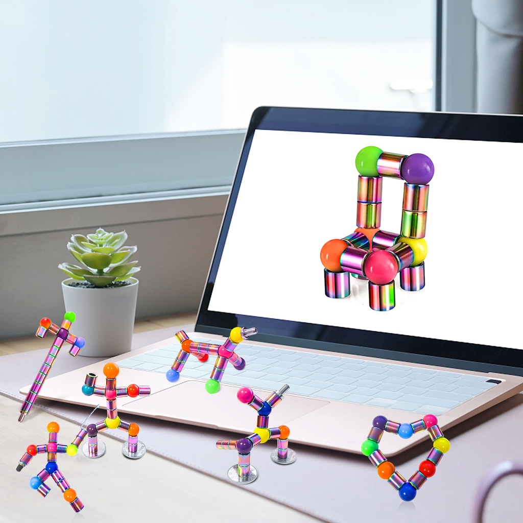 Fidget Pen Magnetic Toys Multifunctional Gift Deformable