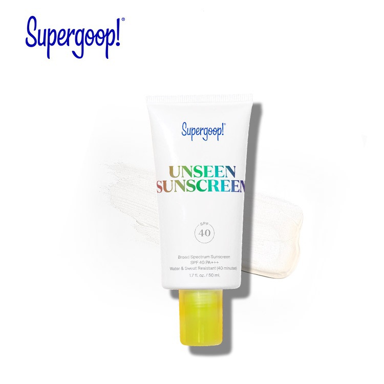 Supergoop Unseen Sunscreen SPF 40 50ml nonsensory sunscreen before makeup isolation sun