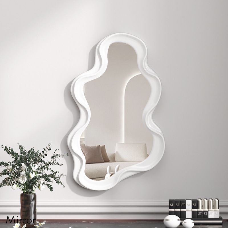 Shaped Simple Fitting Mirror Creative Wall Hanging Mirror Bedroom ...