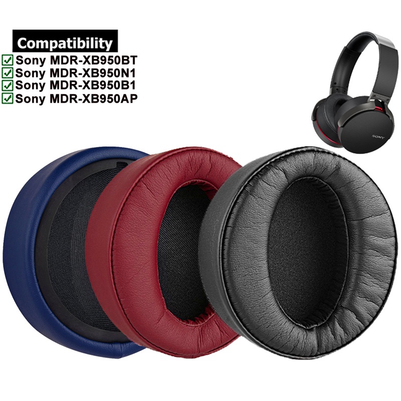1 Pair Earpads for Sony MDRXB950BT XB950N1 XB950B1 XB950AP Headphone
