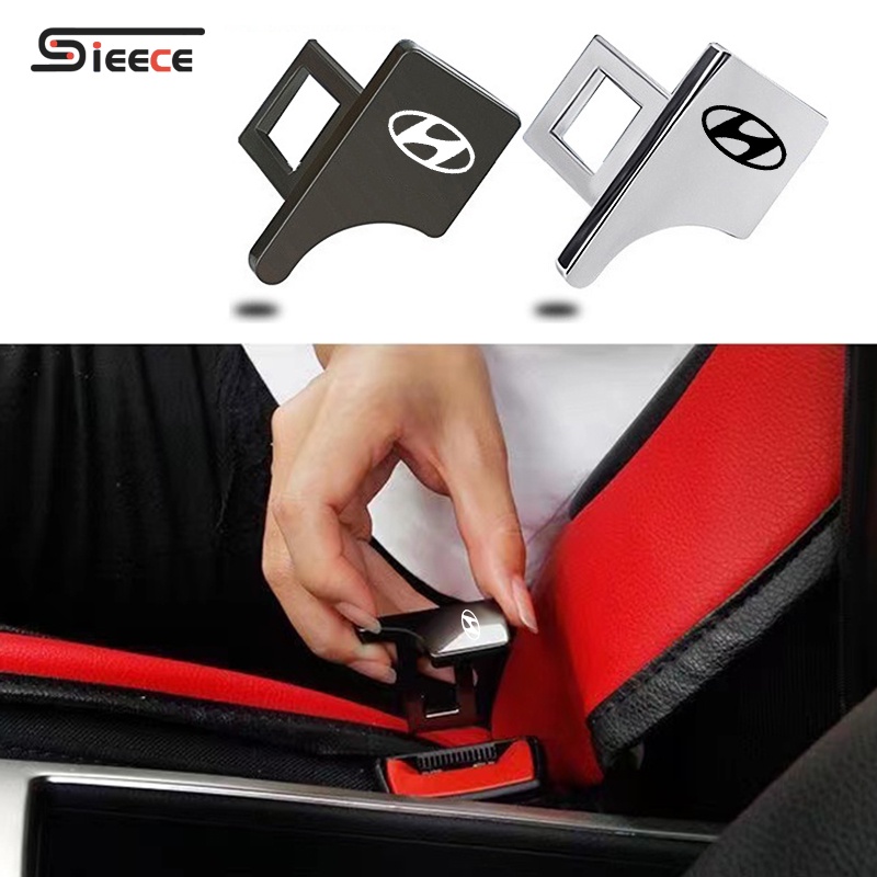 Sieece Car Seat Belt Buckle Universal Seatbelt Alarm Stopper Car Interior Accessories For