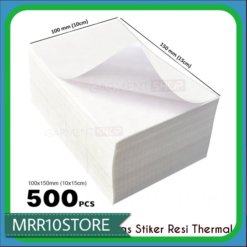 Inkless A6 Thermal Label Barcode Delivery Receipt Sticker Paper 10x15cm ...