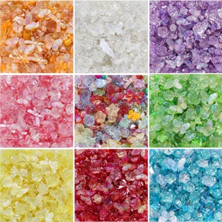 30g Random Mixed Color Milky Stone Resin Beads For Diy Jewelry Making
