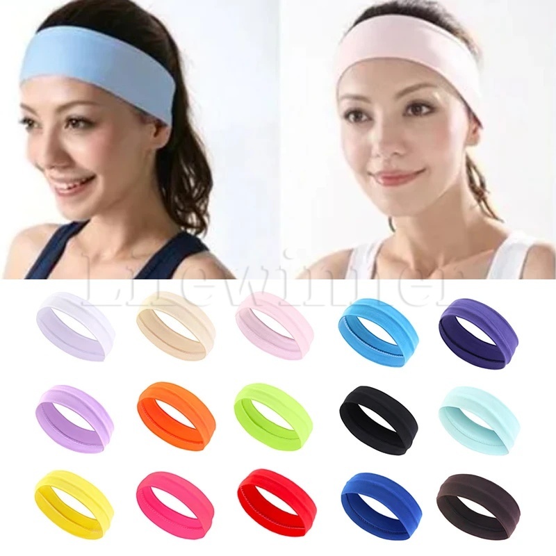Simple Sports Headband SweatBand Hairbands Makeup Hair Accessories Non ...