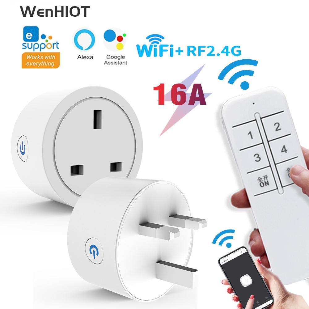 UK Smart Plug Power Socket Switch WIFI Wireless APP Remote Control FOR  eWeLink 