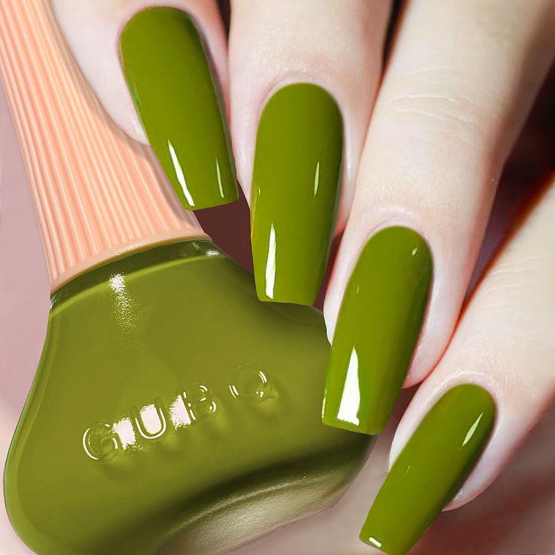 Get coupons🪁Popular Color New Advanced Avocado Green Nail Polish Nail ...