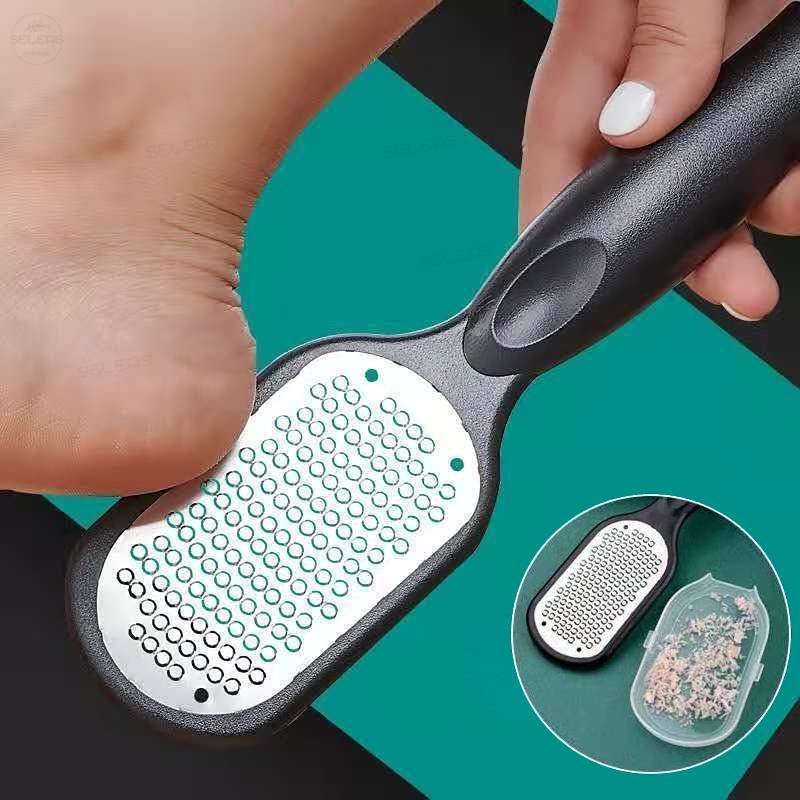 Pedicure Foot File Callus Remover Stainless Steel Foot Scraper Portable Rasp Colossal Foot