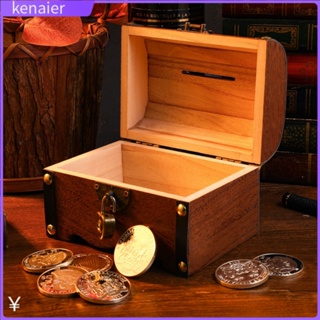 treasure box Retro Wooden Pirate Treasure Chest Box Jewelry Storage  Organizer Trinket Keepsake Treasure Case Decor Without Lock Size S