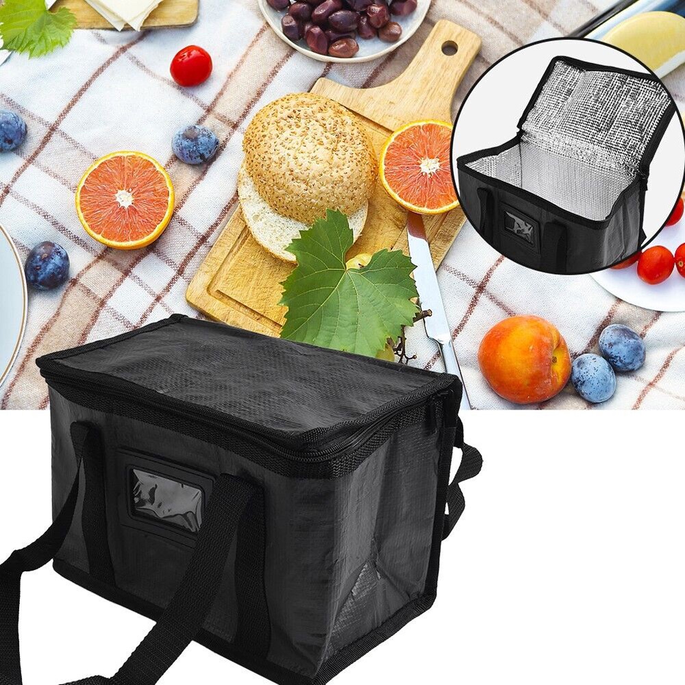 Ready Stock Foldable Large Cooler Bag Portable Food Cake Insulated Bag Aluminum Foil Thermal Box Waterproof Ice Pack Lunch Box Delivery Bag Outdoor Shopee Singapore