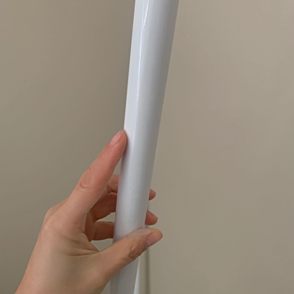 Thick Black White round Tube Stainless Steel Wardrobe Rod Clothes Hanger Outer Extension round