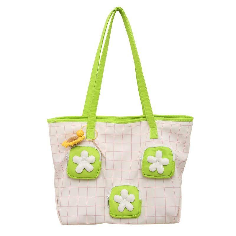 Flower Tote Bag Large Women Casual Shoulder Bag  Shopping Bag