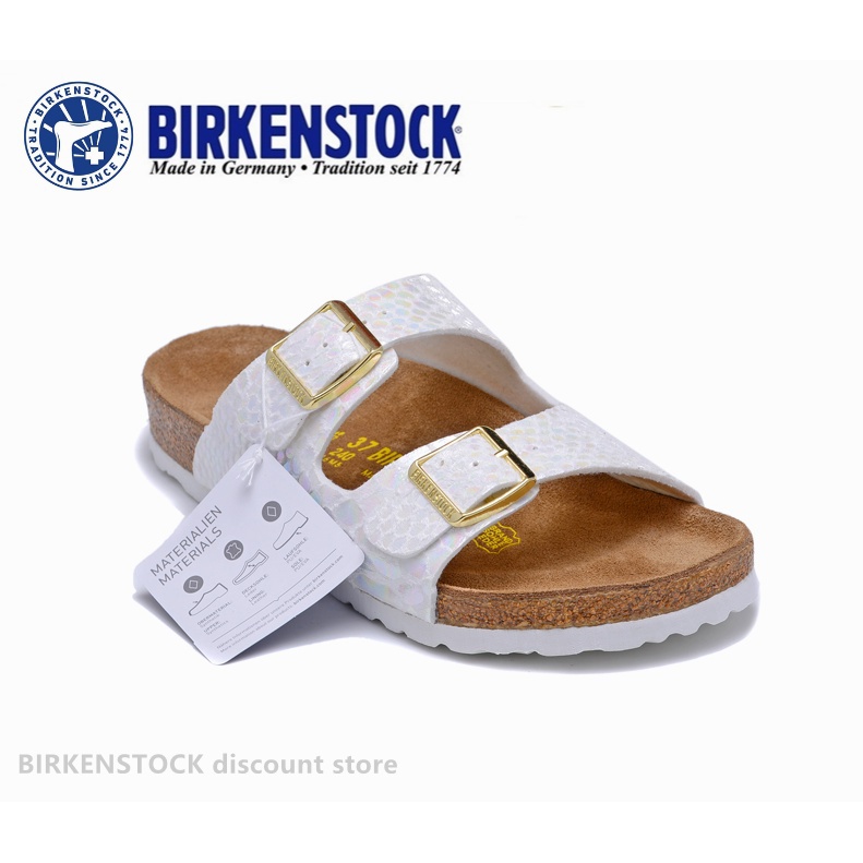 Birkenstock Arizona Women's/Male Snake Print Slippers 34-46 | Shopee ...