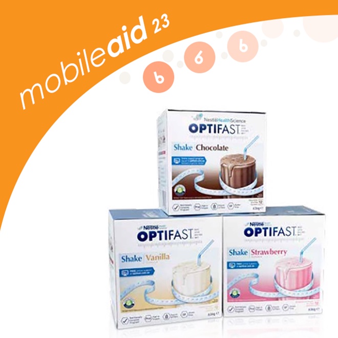 【mobileaid - HLT】【Nestle】Optifast VLCD Milk Shake (12 sachets x53g) 【Local Delivery】