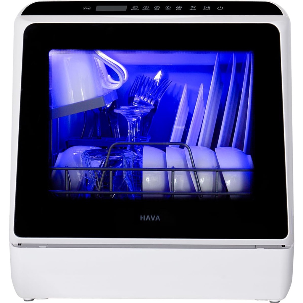 Countertop Dishwasher, Portable Dishwashers with 5 L Builtin Water