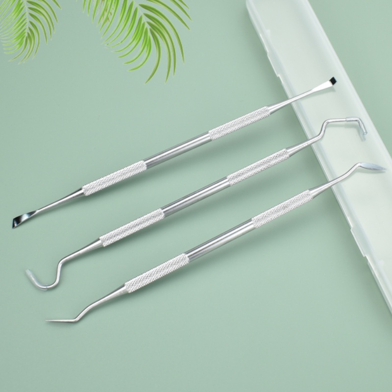 Stainless Steel Dentist Clean Tools Double Probe Sickle /Hoe Oral Care