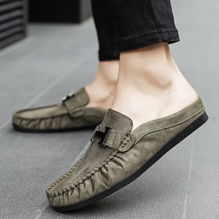 Mens hot sale half loafers