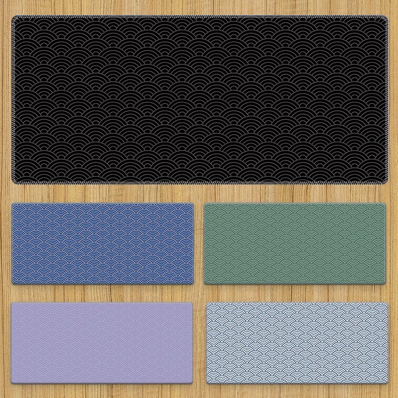 Seigaiha Deskmat Mouse Pad 900x400mm Pattern Large Computer Mousepad ...