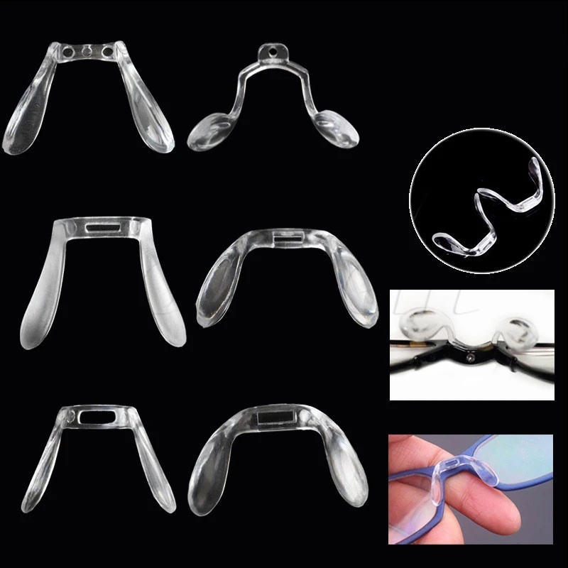 Transparent Silicone Eyewear Accessories For Eyeglasses Sunglass Soft ...