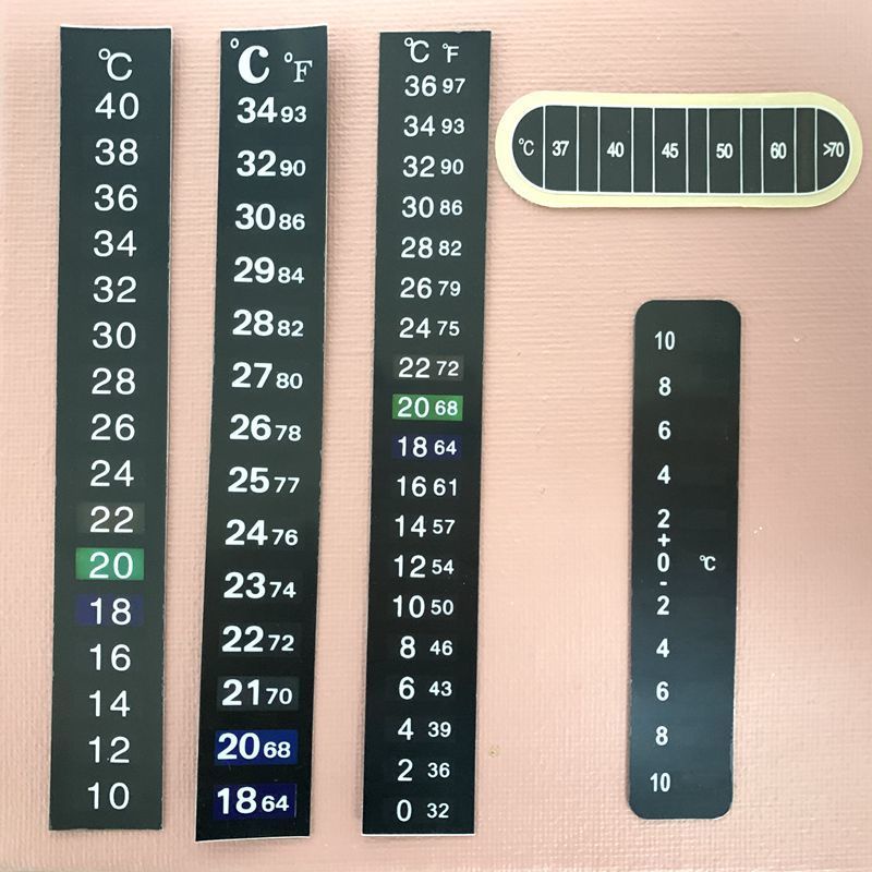 Aquarium Thermometer Steam Pitcher Temperature Stickers Temperature