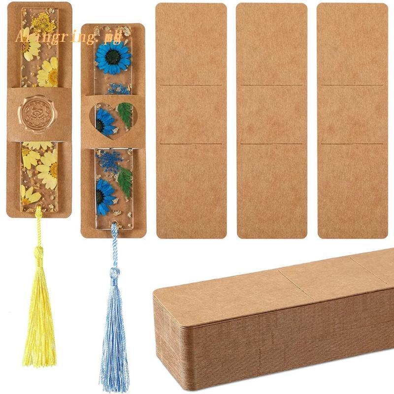 ARIN 30pcs Bookmark Sleeves Blank Display Cards Cases DIY Blank ...