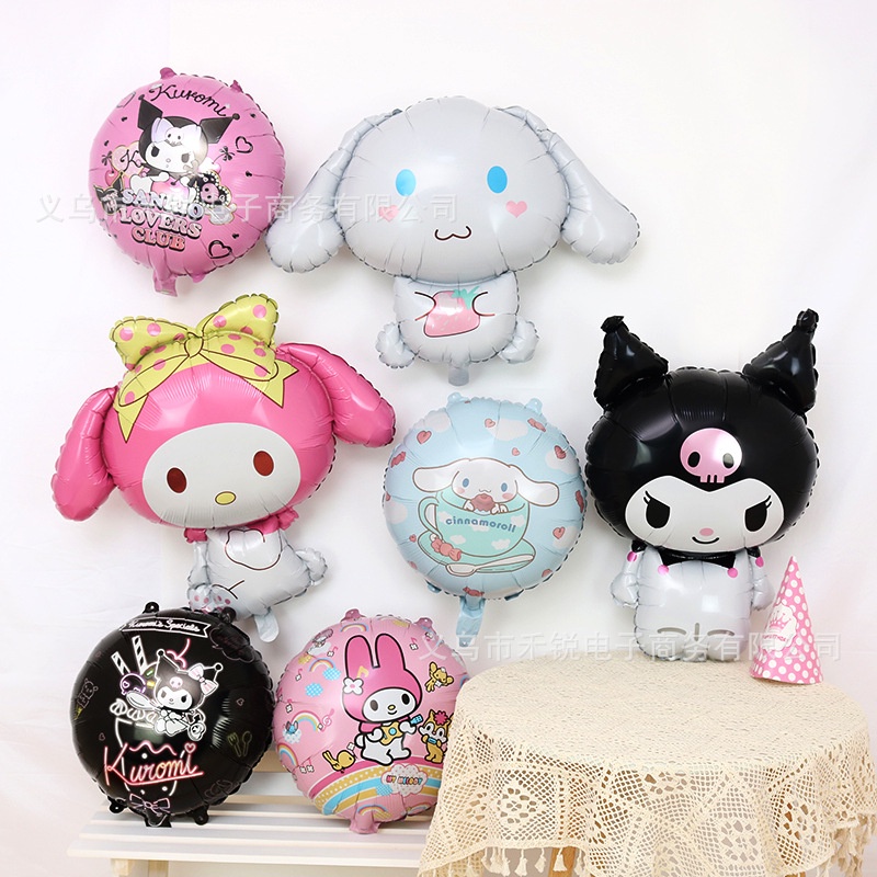 Anime Cartoon Anime Cartoon Sanrio Balloon Kuromi My Melody Cinnamoroll ...