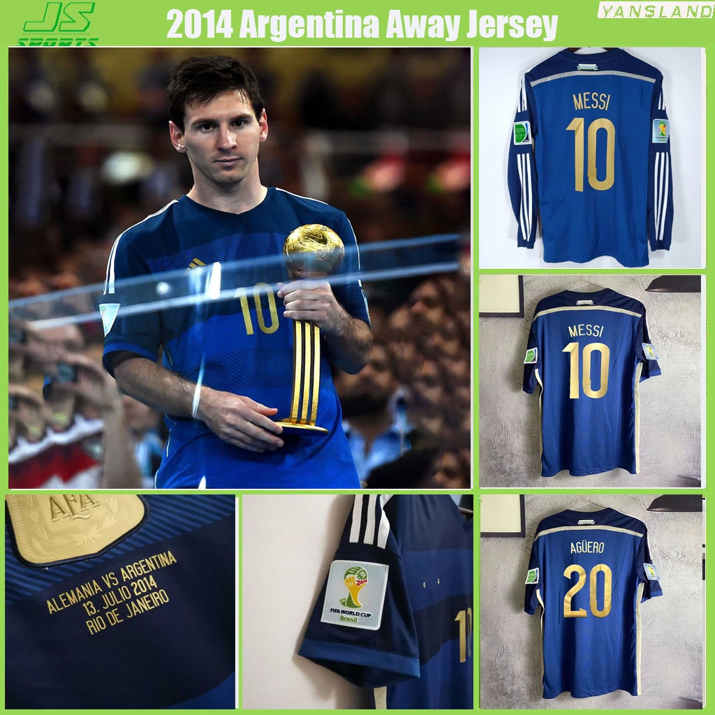 Messi argentina clearance jersey 2014 away