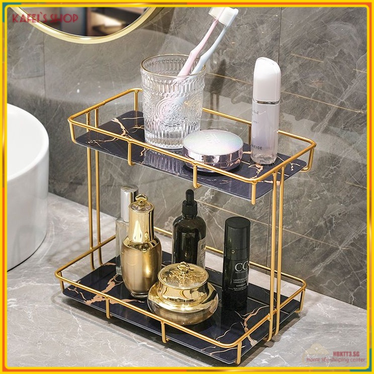 Bathroom tray shelf cosmetic organiser Cosmetic Rack Perfume rack ...