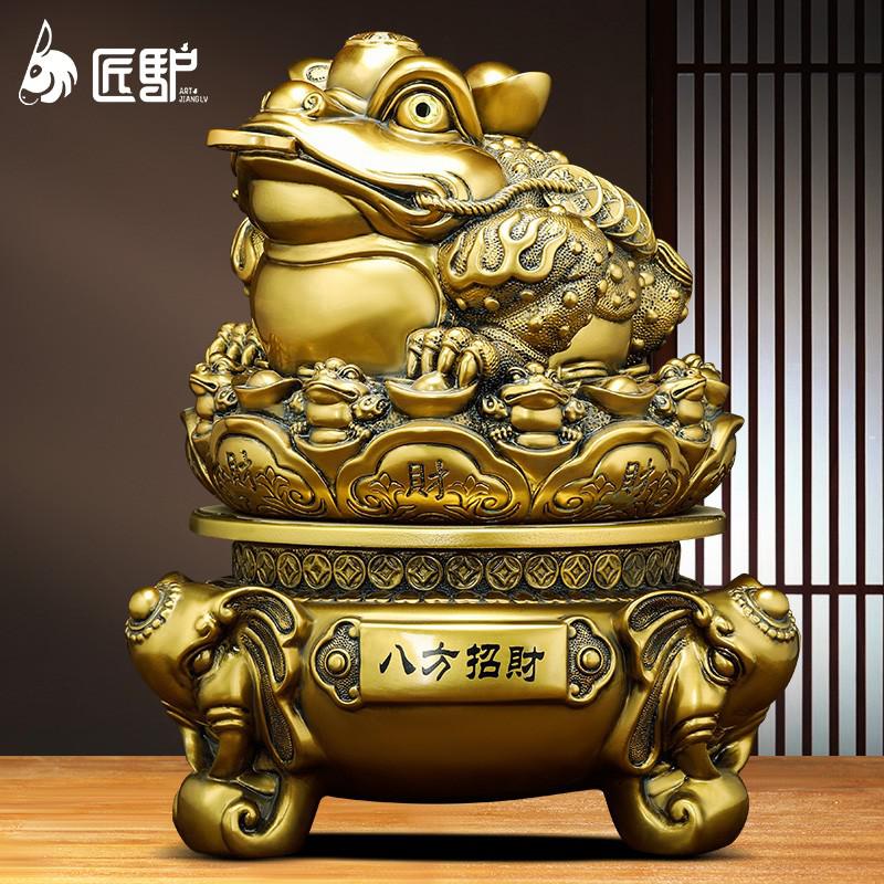 Qm Master Donkey Golden Toad Ornaments