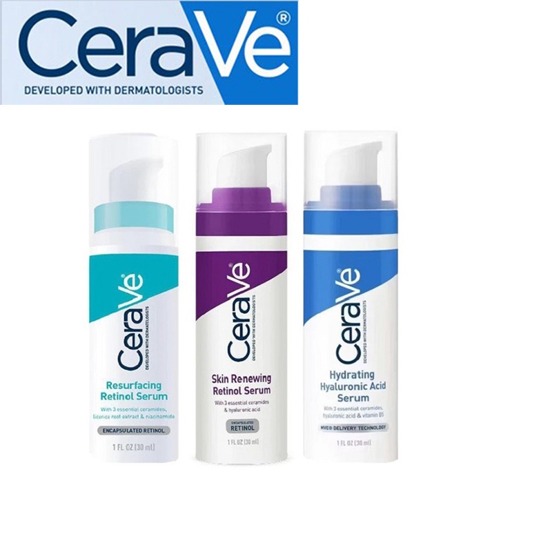 Cerave Original Retinol Serum For Post Acne Marks And Skin Texture Pore