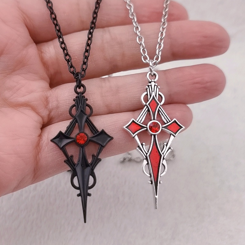 Red on sale cross jewelry