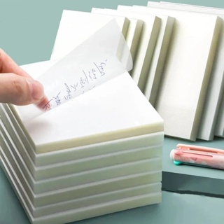 300Pcs Transparent Sticky Note Pad Clear Sticky Notes Long Page Markers  Sticky Index Tab for Office