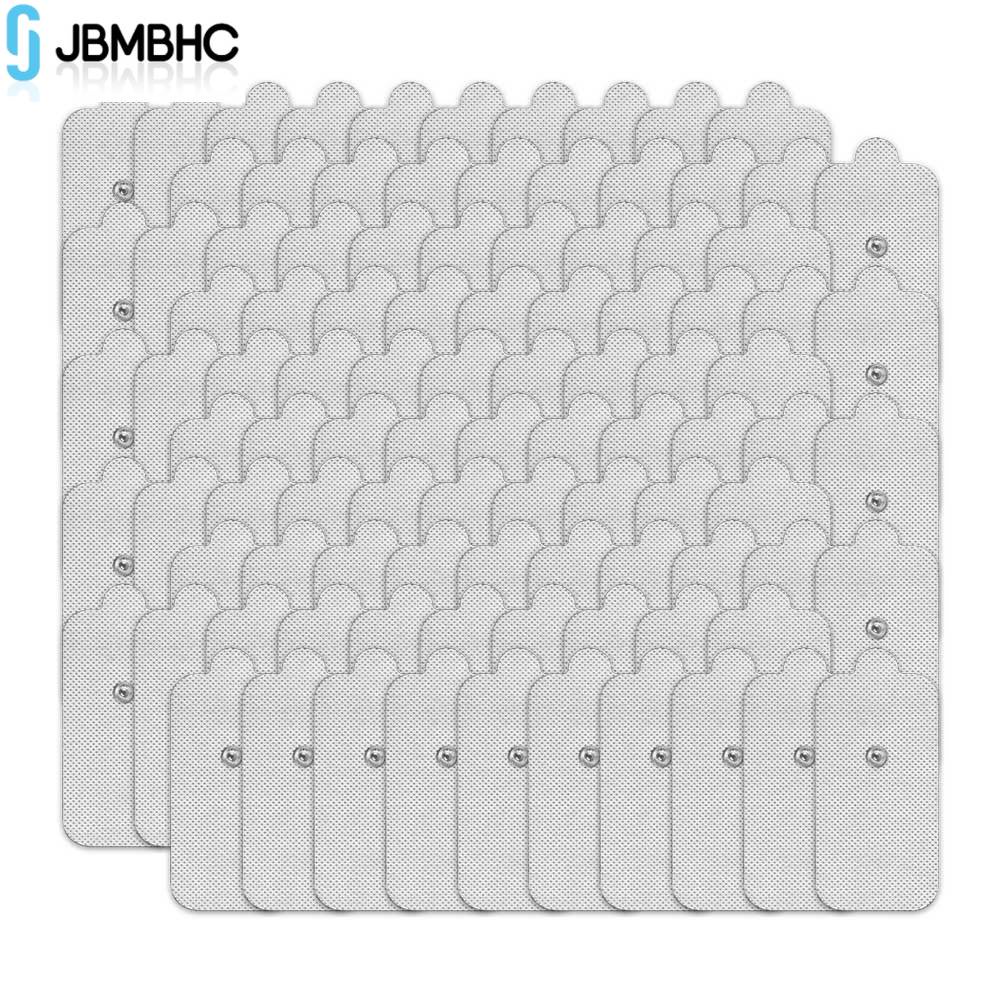 JBMBHC Physiotherapy Tens Patches Reusable 9X4.7cm Electrode Pads