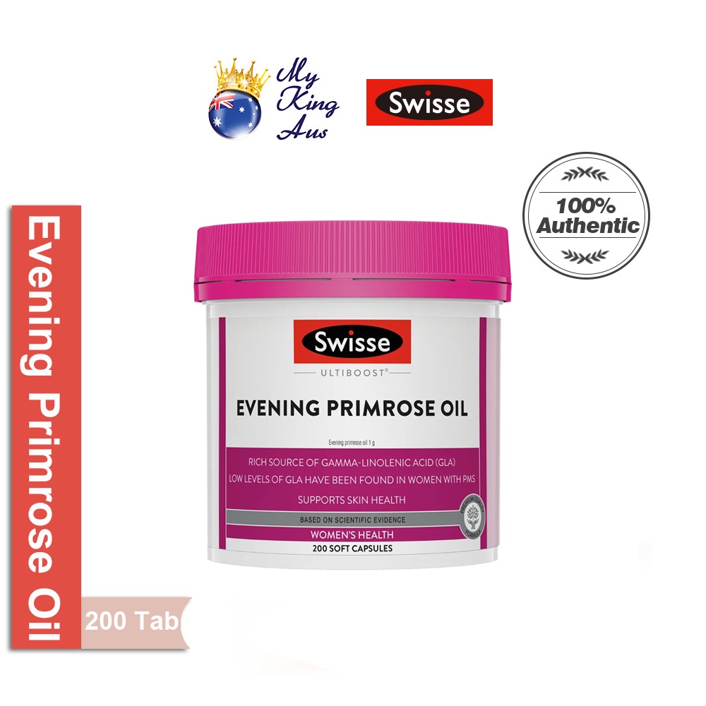 Swisse UB Evening Primrose Oil 200 Cap [My King AUS] Premenstrual