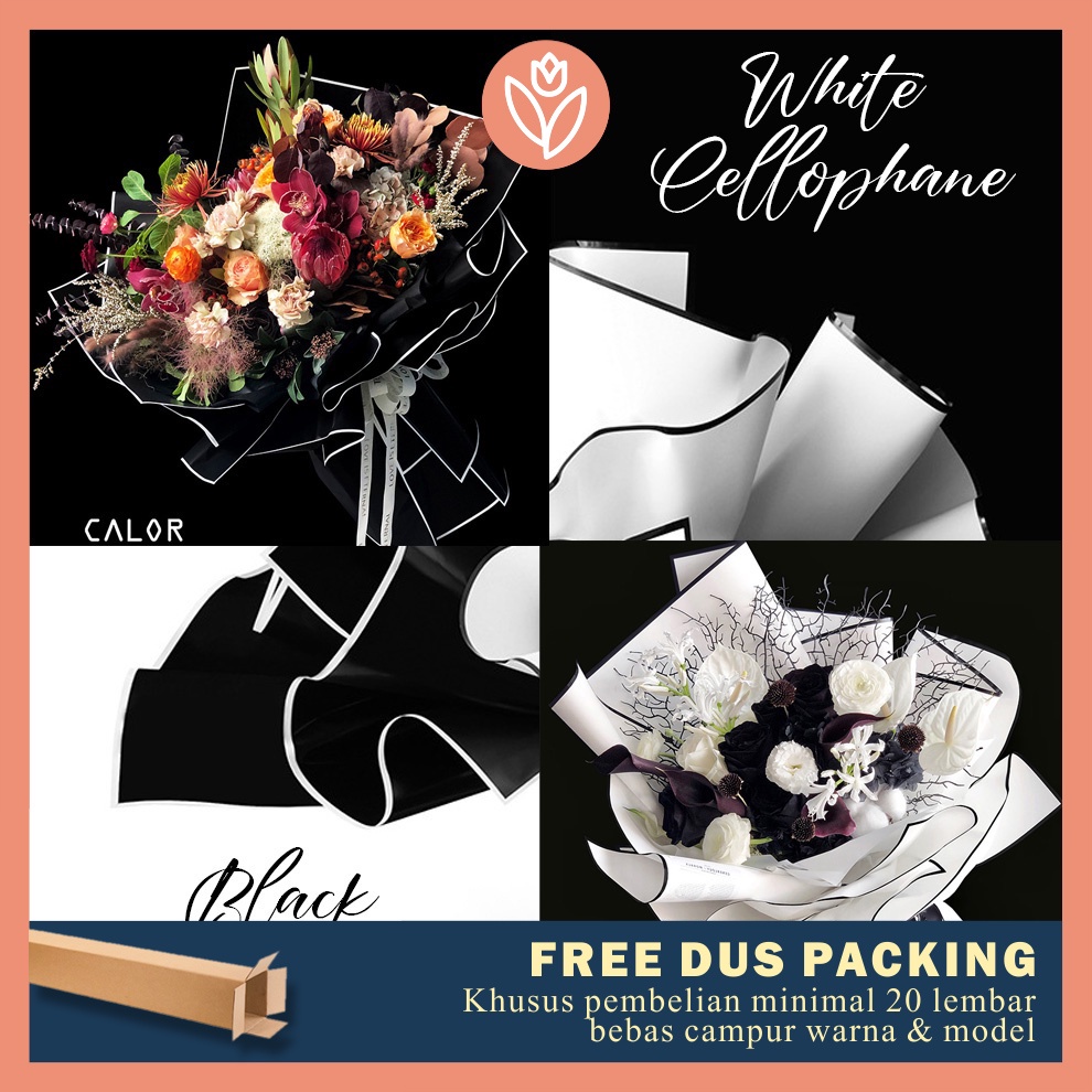 Tulip PAPERIE PAPERIE Paper FLOWER Bouquet CELLOPHANE FLOWER WRAPPING