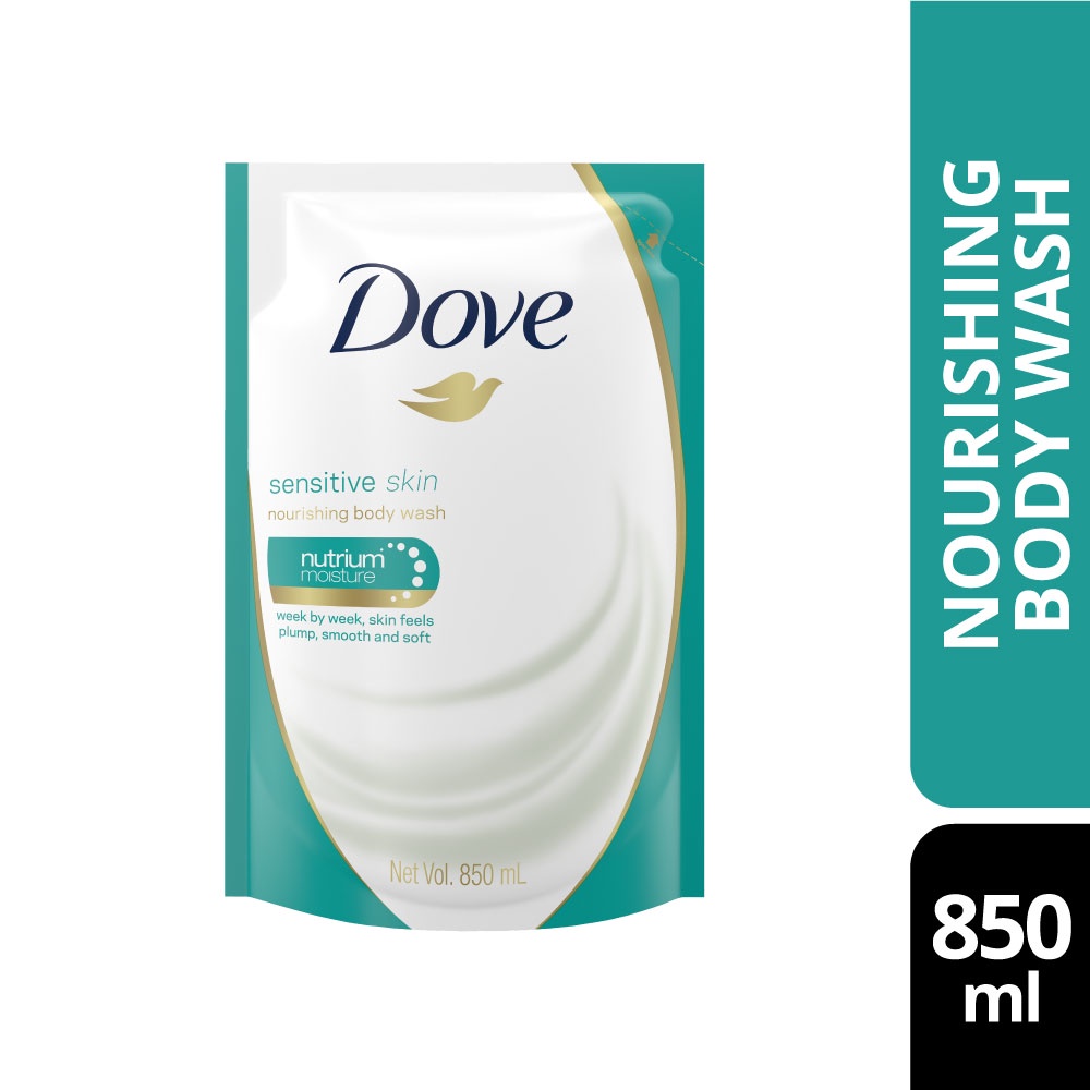 Dove Sensitive Nourishing Body Wash Refill (850ml) Shopee Singapore