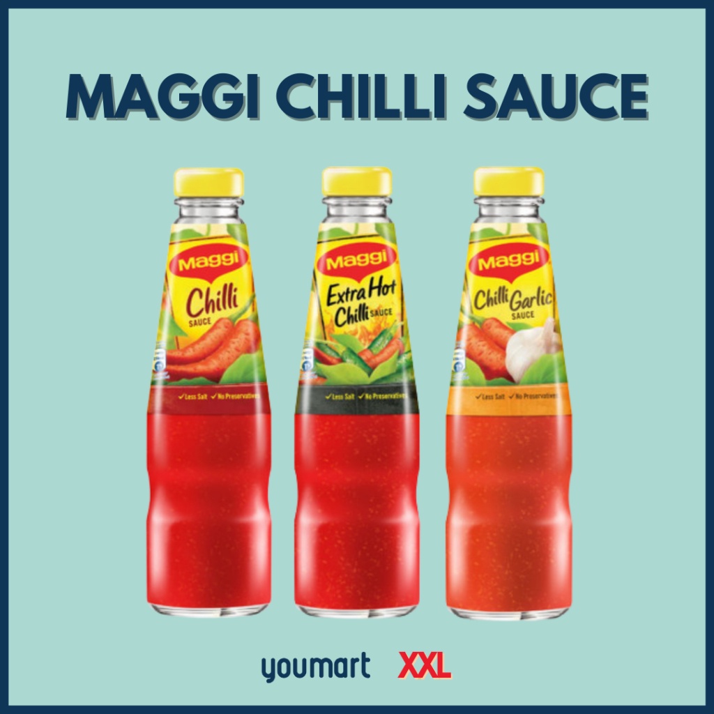 Maggi Chilli Sauce by XXL (Normal / Extra Hot Sauce / Garlic Sauce