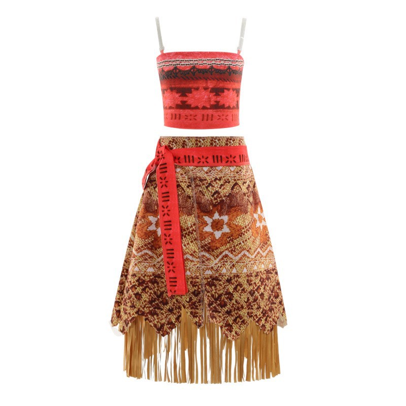 3pcs/Set Moana Costume for Kids Girl 2 3 4 5 6 7 8 9 10 Year Old Princess Moana  Dress Necklace Wig Moana Theme Halloween Birthday Cosplay Outfit | Shopee  Singapore