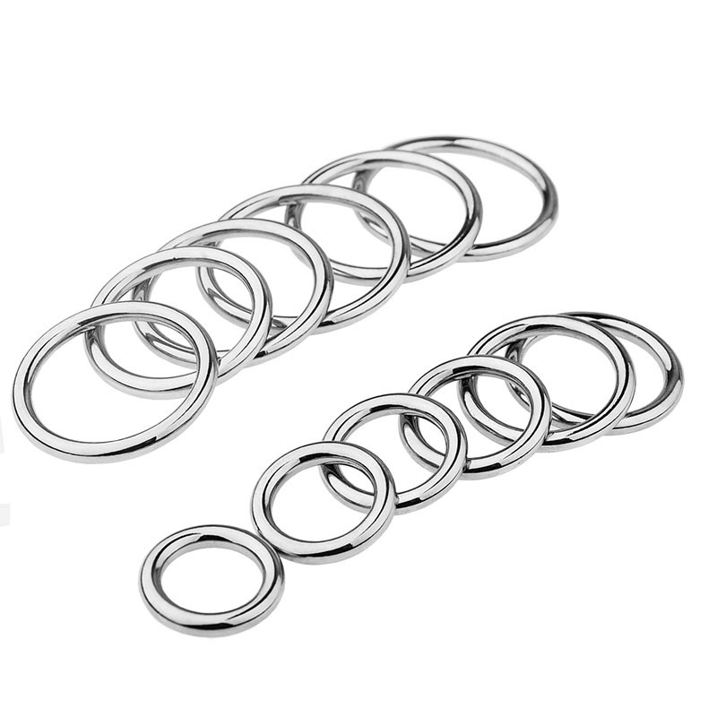 Stainless Steel Male Penis Ring Ball Scrotum Stretcher Ejaculation ...