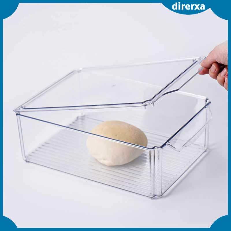 [Direrxa] Pizza Proofing Box Balls Container Bakery Stackable Large Box
