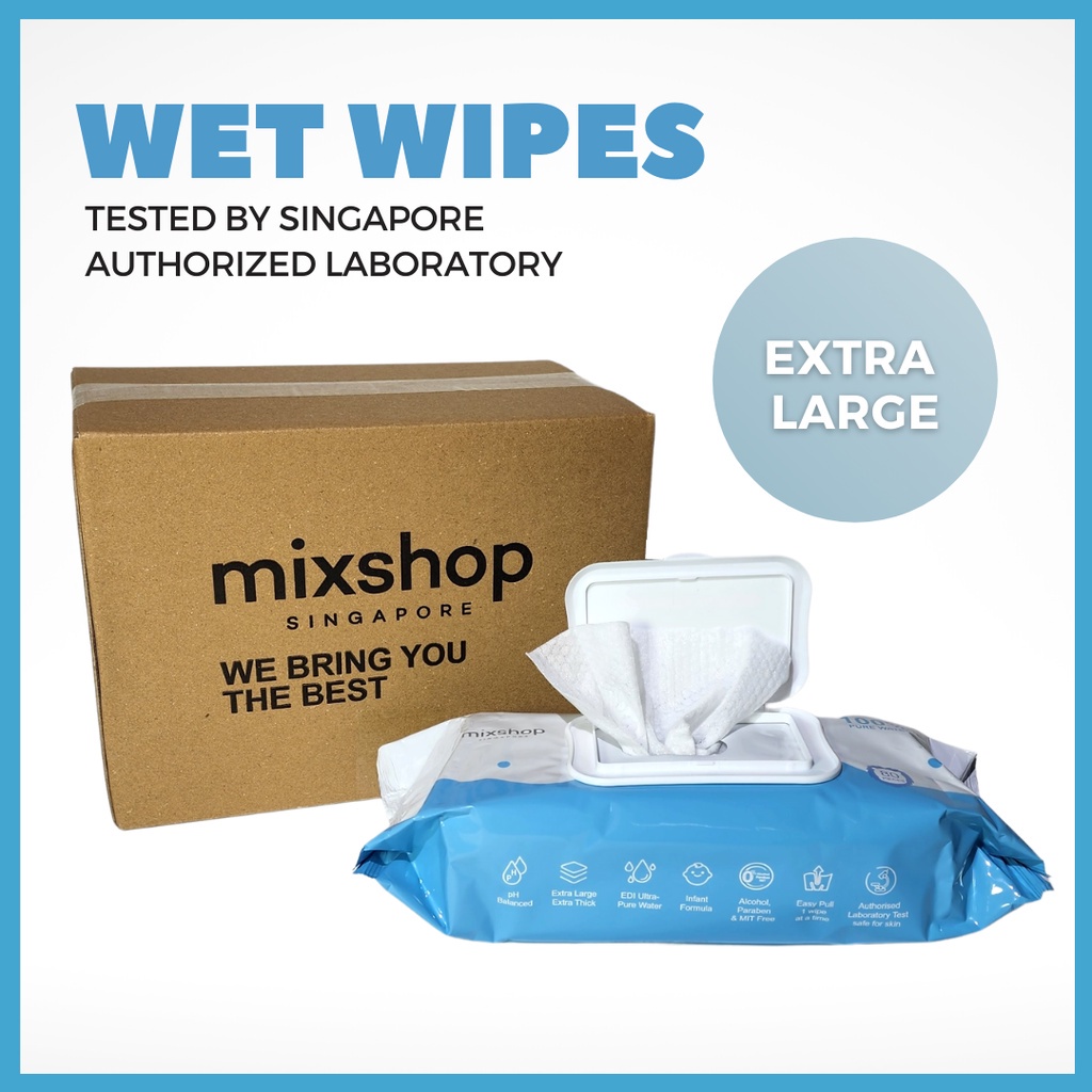 Daily use wet tissue, Premium Thick Wet Wipes, Baby wipes [SG
