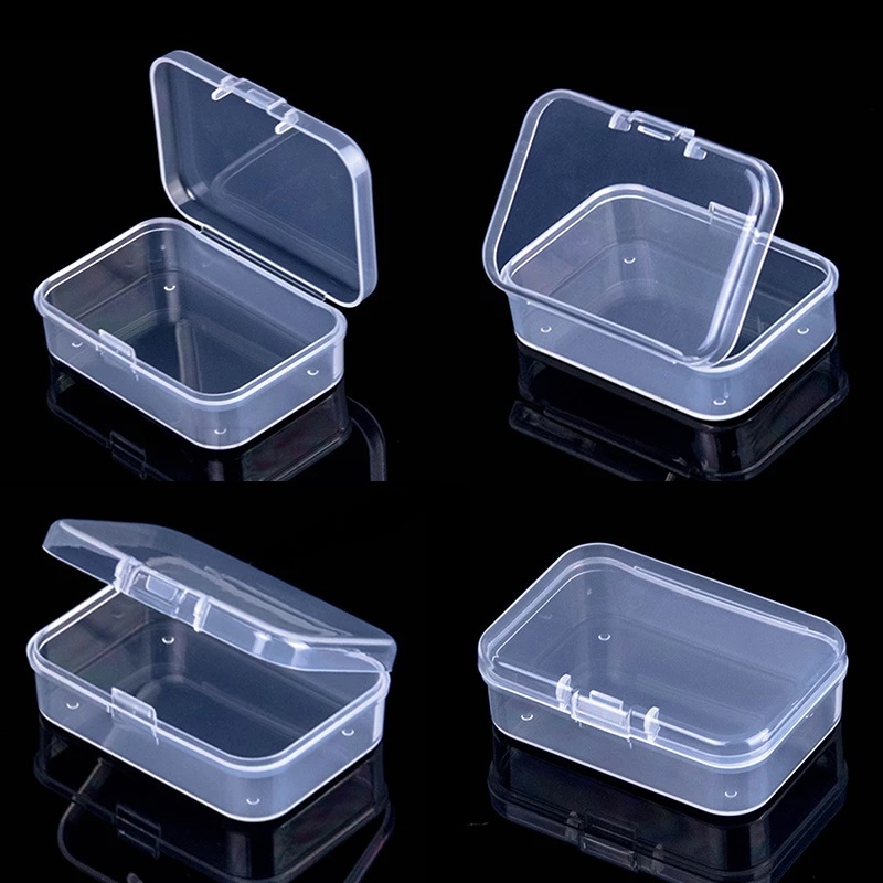 Rectangular Plastic Transparent With Lid Storage Box Collection ...