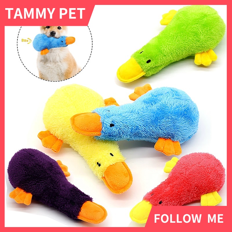 Pet Plush Dog Toy for Small Dogs and Cats Cute Duck with Soft Squeaker Fun for Indoor Puppies Plush No Mess Chew and Play Shopee Singapore