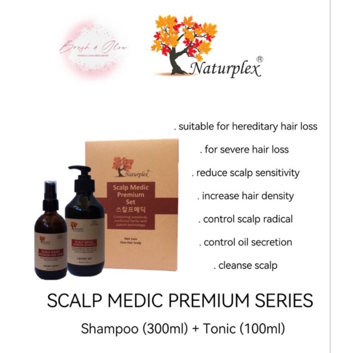 Naturplex Scalp Medic Premium Set (Shampoo + Tonic) Shopee Singapore